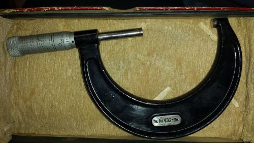 Starrett No. 436 Outside Micrometer Caliper 2-3&#034;