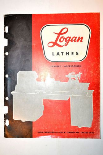 LOGAN LATHES: SHAPES &amp; ACCESSORIES CATALOG LS-963-10M-MP #RR554 various models