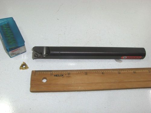 VARDEX 3/4&#034; INDEXABLE THREADING BAR WITH (10) 31R-AG60 VARDEX CARBIDE INSERTS