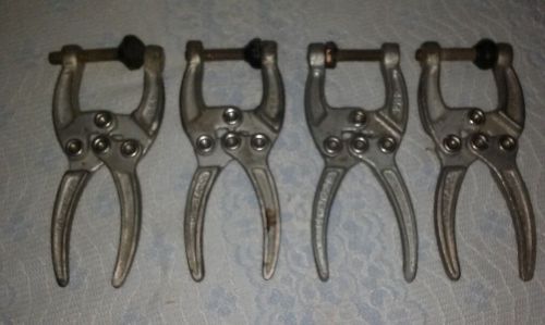 Vtg. DE-STA-CO Clamps, Great Working Condition~SET OF 4, Welding, Mechanic Work?