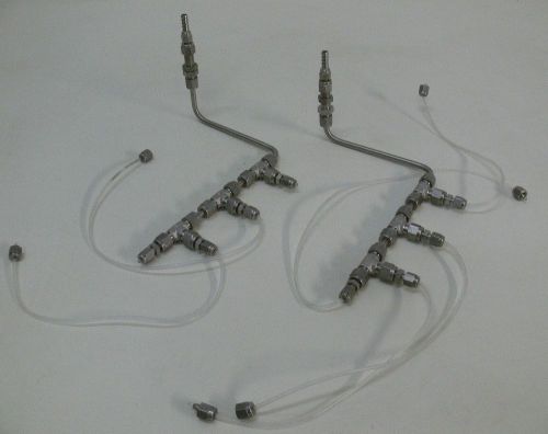 Laboratory 4-Way Liquid Splitter, 0.25&#034; Tube Conector