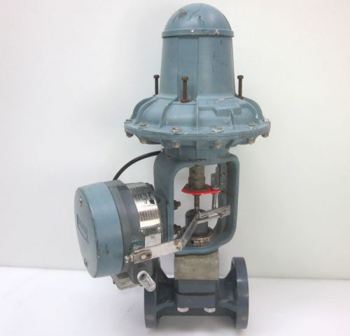 Foxboro Current - Air Positioner 1&#034; Control Valve P-25 E69P-BI9V Diaphram 60 PSI