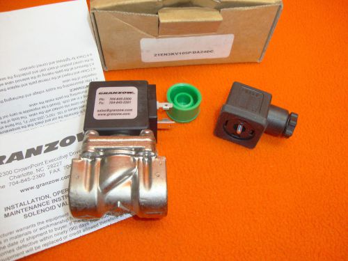 NEW Granzow Solenoid Valve 21EN3KV105P/DA24DC 24 Volt DC