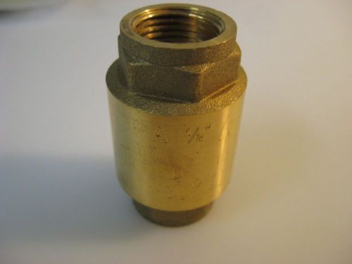 Europa 1/2&#034; Brass Check Valve, 0714-05-08, New