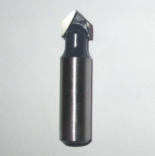 1/2&#034; 90 degree v-groove router bit; 1/2&#034; shank, carbide tip, sign letter vee cut for sale