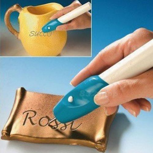 Spot Electric Engraving Pen Creative Carving Tool Pen with Small Tip Blue SHPG