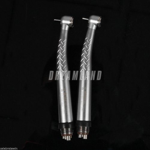 2p Dental Fiber Optic LED Light Handpiece High Speed Push Button 6 Hole fit KAVO