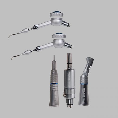 2Pc Dental Air Polisher Prophy jet + slow speed handpiece 4H