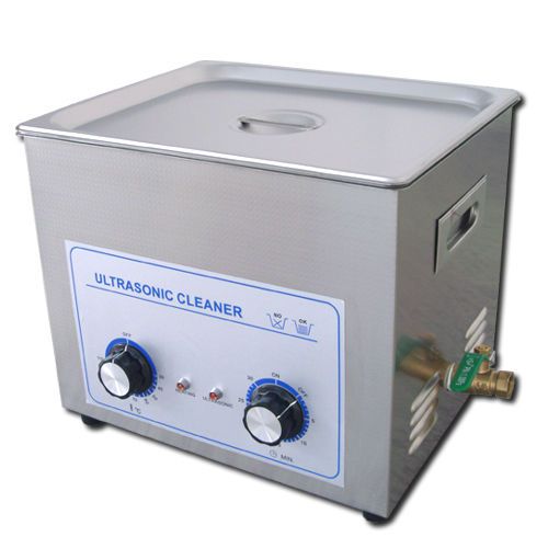 10L Ultrasonic Cleaner Heater Mechanical 200W Jewelry Watches Dental &amp; Tattoo