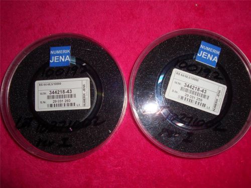 LOT OF 2 NUMERIK JENA 100192 GRATING DISK