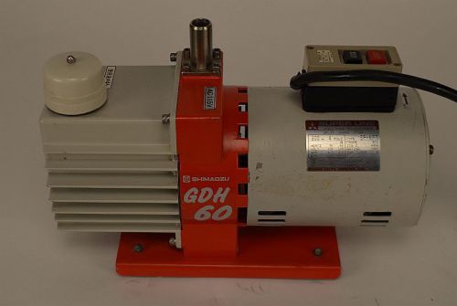 Shimadzu GDH 60 Rotary Oil Vacuum Pump w/ Super Line 200W Motor GDH60