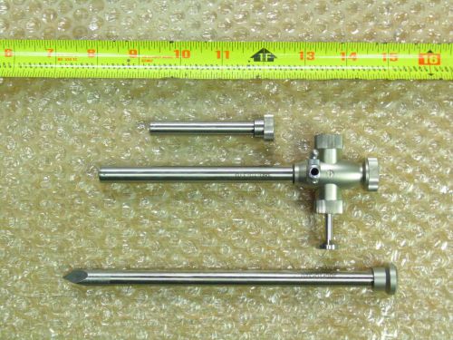 Stryker Endoscopy 10mm Trocar and Sheath / 380-10-310, 380-10-320, 250-010-015