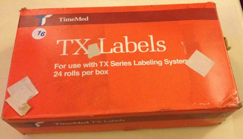 TX DATER LABELS BLANK WHITE REMOVEABLE TX-BR Label Gun TIMEMED