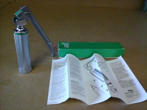 WELCH ALLYN 68603 LIGHTWEIGHT LARYNGOSCOPE w/ *BOX MEDICAL INSTRUMENT_ w/ MAUNAL