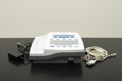 Burdick atria 3000 electrocardiograph interperative ekg ecg machine w/ leads for sale