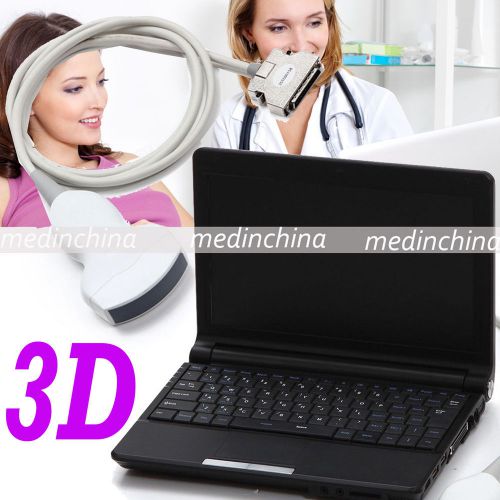 Digital Portable 3D SW Laptop Ultrasound machine Scanner system +convex probe