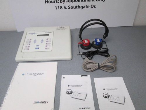 Tremetrics RA300 Digital Screening Audiometer Machine and Headphones