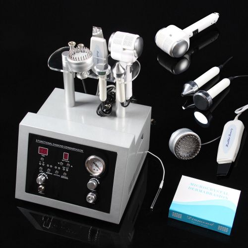 5in1 dermabrasion ultrasonic photon hot cold hammer skin scrubber peel machine for sale