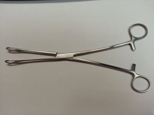 FOERSTER Sponge Forceps, 9-1/2&#034; (24.1 cm), straight, smooth jaw Model NBD7-602