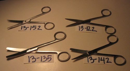 OPERATING SCISSOR SET OF 4 (13-152,13-142,13-135,13-122) (S)