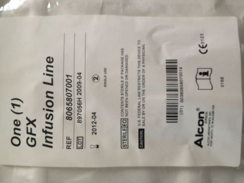 Alcon GFX INFUSION LINE REF8065807001 NEW