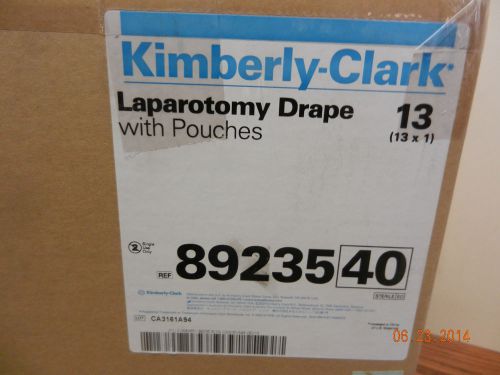 Kimberly Clark # 89234 Laparotomy Drape wPouches Sterile New 13pcs