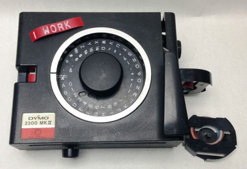 DYMO 2300 MK II 3/4&#034; (19MM) LABEL MAKER &#034;TESTED WORKING&#034;