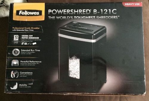 Fellowes B-121C Cross-Cut Professional Paper Shredder