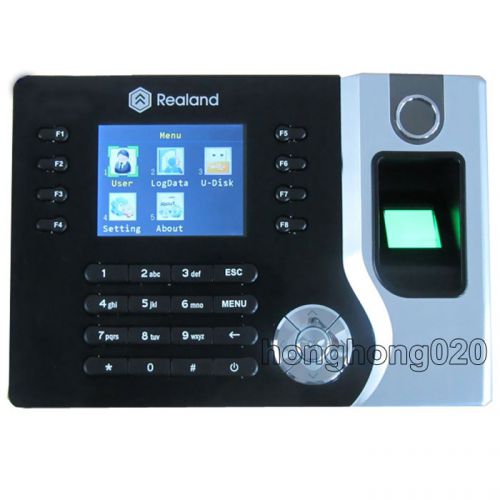 2.4&#039;&#039; TFT Fingerprint Employee Attendance Work Time Clock Recorder With TCP/IP