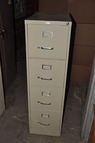 Tan 4 Drawer Steel Locking Filing Cabinets (more available) Metal Lock File