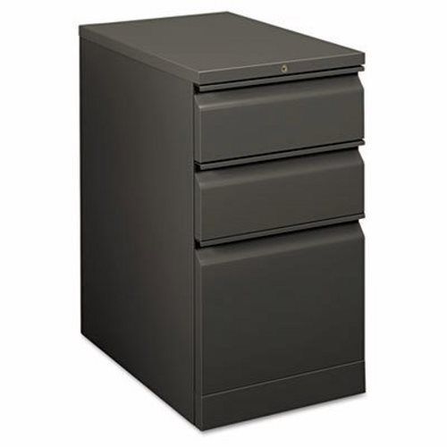 Hon Flagship Mobile Box/File Pedestal, Full Radius, Charcoal (HON18723RS)