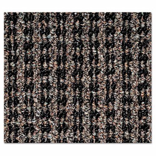 Crown Oxford Elite Wiper/Scraper Mat, 48 x 72, Black/Brown (CWNOE0046BR)