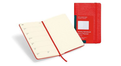 Moleskine 2015 Weekly Planner - Red - Calendar - Large Hard Cover 5&#034;X 8 1/4 &#034;