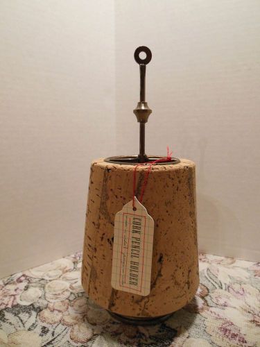 Anthropologie Cork Pencil Pen Holder Office Supplies NEW