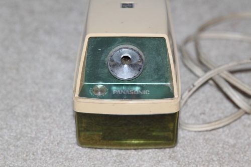 VINTAGE PANASONIC ELECTRIC PENCIL SHARPENER Model #KP-8A GREEN