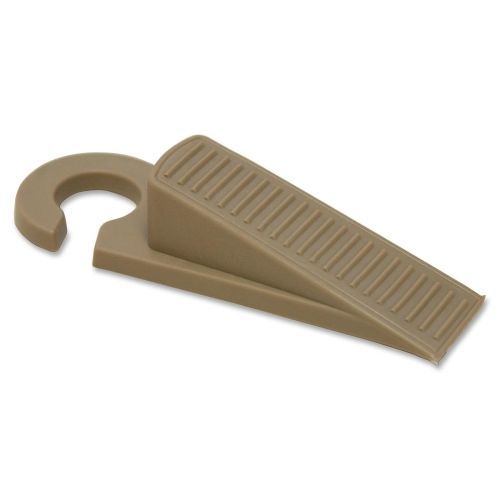 Baumgartens Skid-free Door Stopper with Hook - Brown