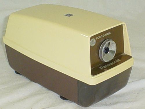 Vintage PANASONIC Point-O-Matic ELECTRIC PENCIL SHARPENER KP-33N