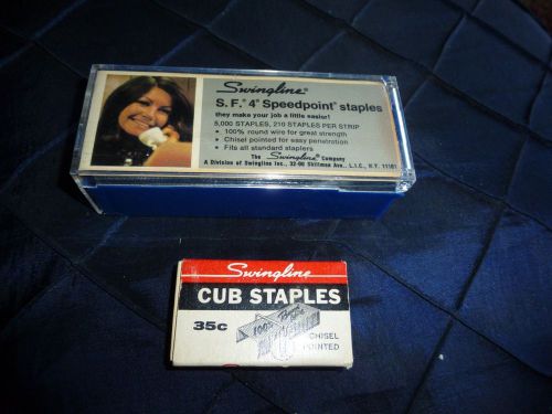 SWINGLINE SF 4 SPEEDPOINT STAPLE 5000 BOX NEW &amp;CLUB STAPLES SWINGLINE ROW MISSIN