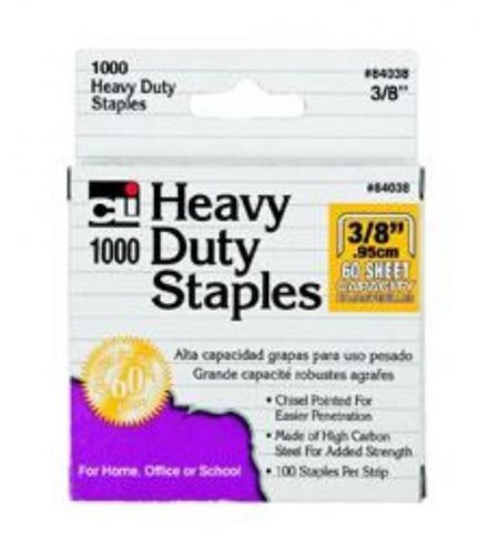 Charles Leonard 3/8&#039;&#039; Chisel Pointed Staples Box Of 1000