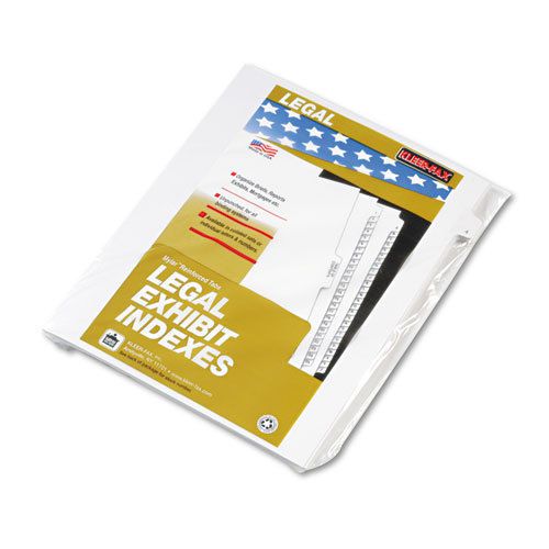 90000 Series Legal Exhibit Index Dividers, Side Tab, Printed &#034;4&#034;, 25/Pack