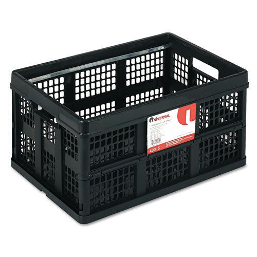 Filing/Storage Tote Storage Box, Plastic, 20-1/8 x 14-5/8 x 10-3/4, Black