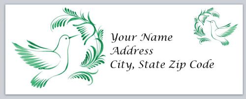 30 Personalized Return Address Labels Hummingbirds Buy 3 get 1 free (hb8)