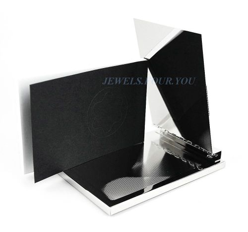 MONTBLANC DESKTOP MIRRORED STAINLESS STEEL MEMO PAD BOX NEW BOX 7794 GERMANY