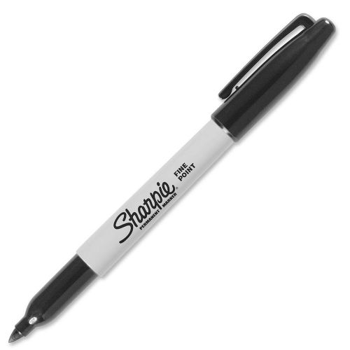 NEW SHARPIE FINE POINT PERMANENT MARKER BLACK 1 MARKER