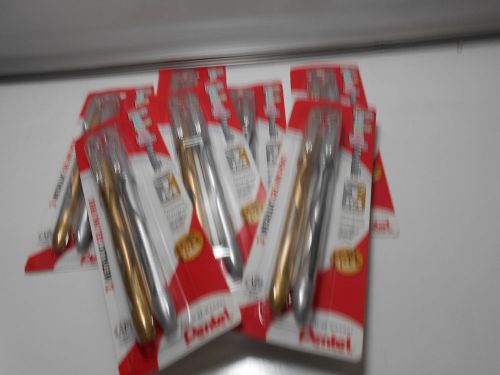 (20)Pentel Arts Sunburst Metallic Gel Ink Pens Medium Line Gold &amp; Silver Ink,2pk