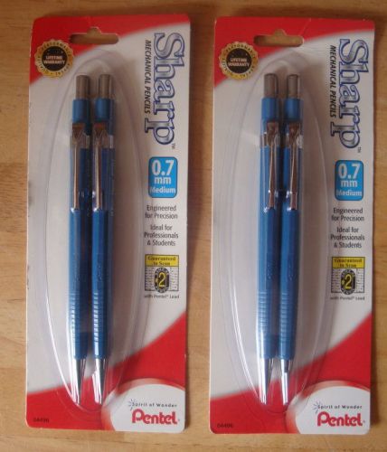 4 * PENTEL P207C SHARP AUTOMATIC PENCILS 0.7mm