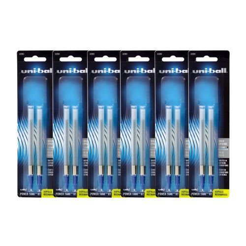 Uni-Ball Power Tank RT Retractable Ballpoint Pen Refills, 1.0mm, Bold Point, Blu