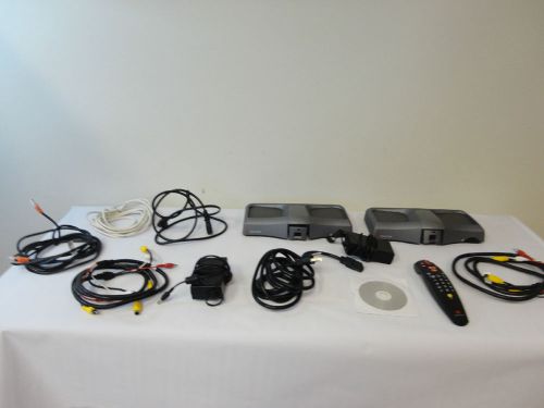 Lot of 2 Polycom V500 IP NTSC Video Conferencing Camera Units