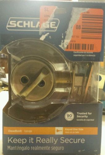 Schlage Lock B60NV609 Single-Cylinder Deadbolt-AB 1CYL DEADBOLT