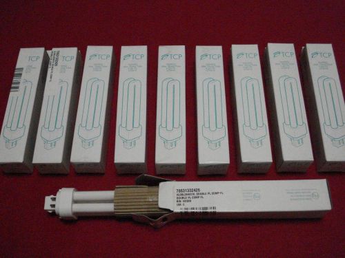 Qty 10 - TCP 32426Q 26w - 2700 K - 4 Pin PL Compact Quad Tube Light Bulb - New